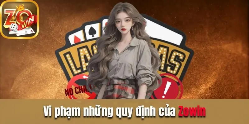 Thông tin chính sách miễn trừ trách nhiệm tại Zowin Những trường hợp vi phạm quy định