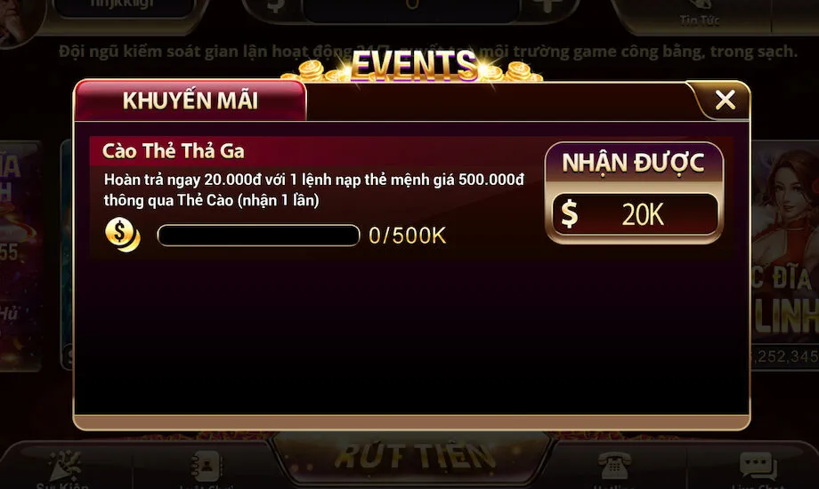 Zowin Nhiều chương trình khuyến mãi và nhiệm vụ hàng ngày để gia tăng cơ hội chiến thắng