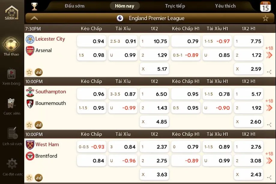 Zowin Thể thao tại Zowin